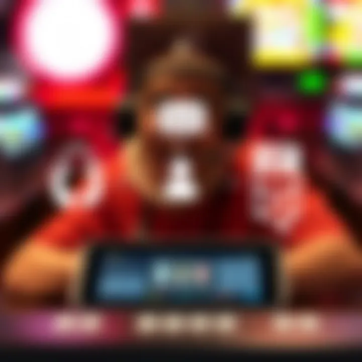 Illustration of various communication tools like phone, chat, and email for customer assistance