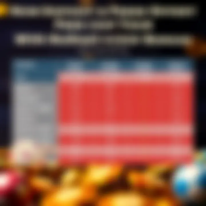 Comparison chart illustrating different casino bonus types with focus on no deposit free chip offers