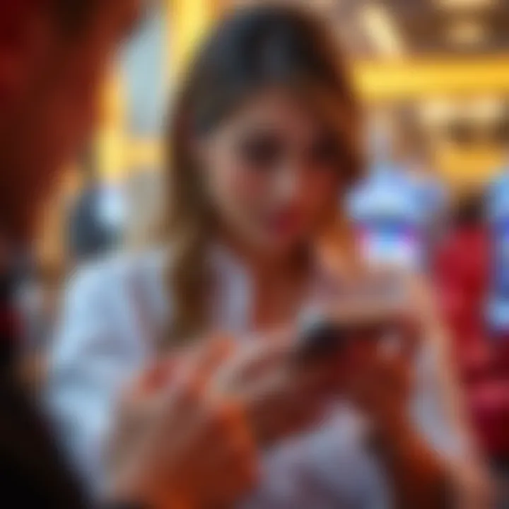 User engaging confidently with Fair Go Live on a mobile device