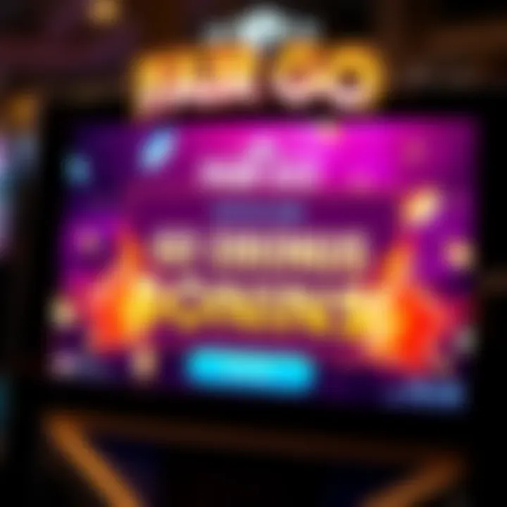 Illustration of a casino bonus code unlocking exciting rewards on a digital screen