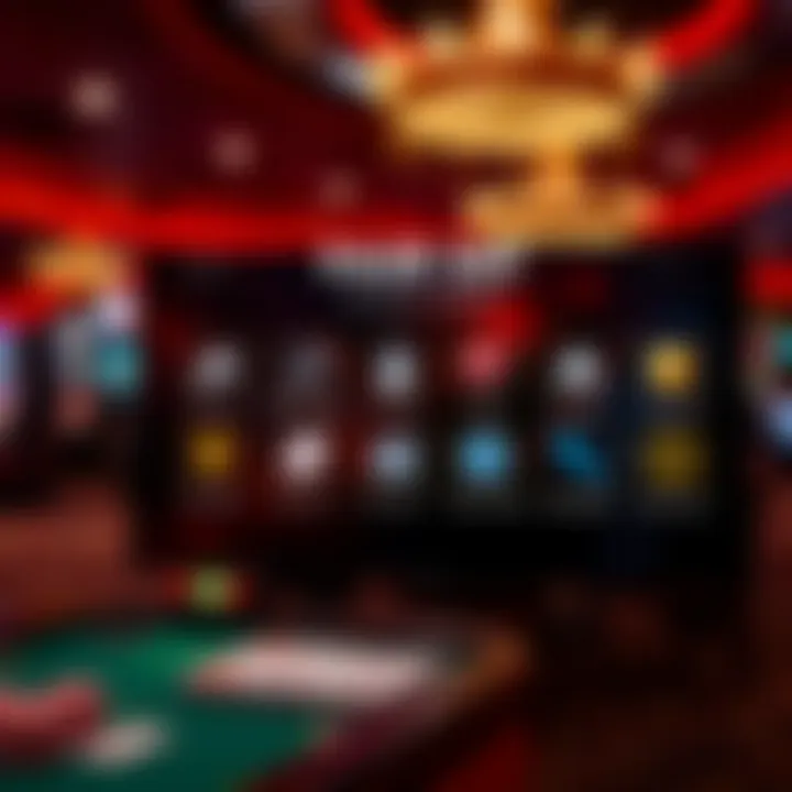 Secure digital platform with icons representing safety and responsible gaming