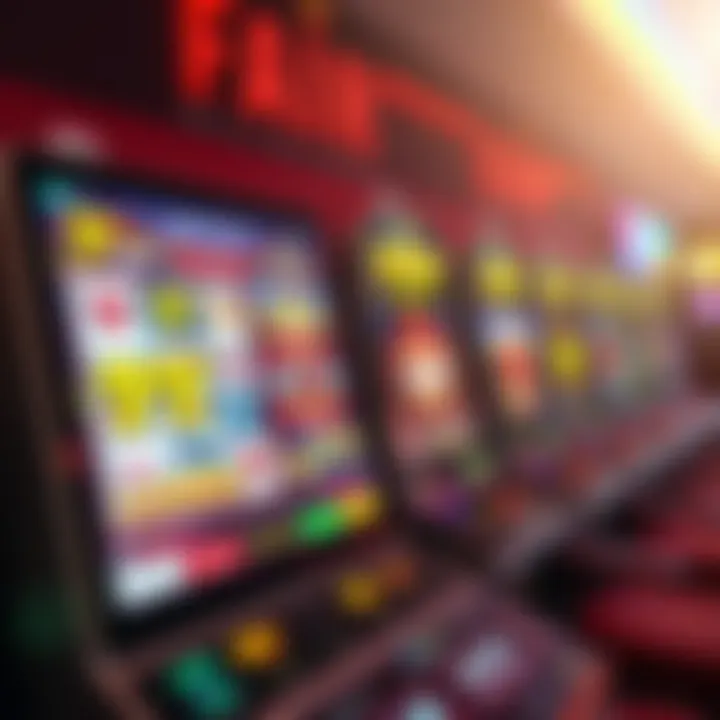 Online casino interface displaying slot machine games and bonus offers