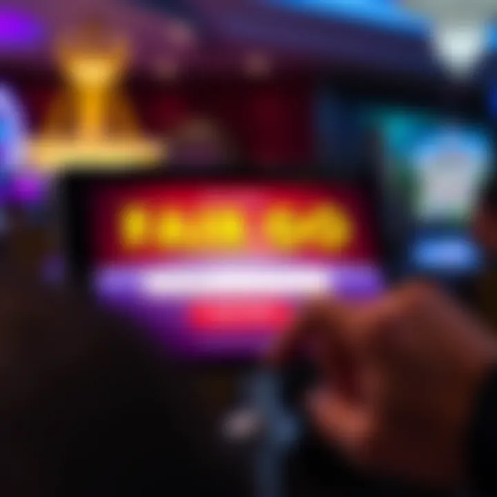 Illustration of digital bonus code activation on a casino website