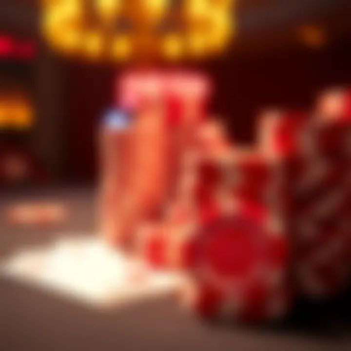 Bright casino chips and poker cards highlighting bonus code opportunities