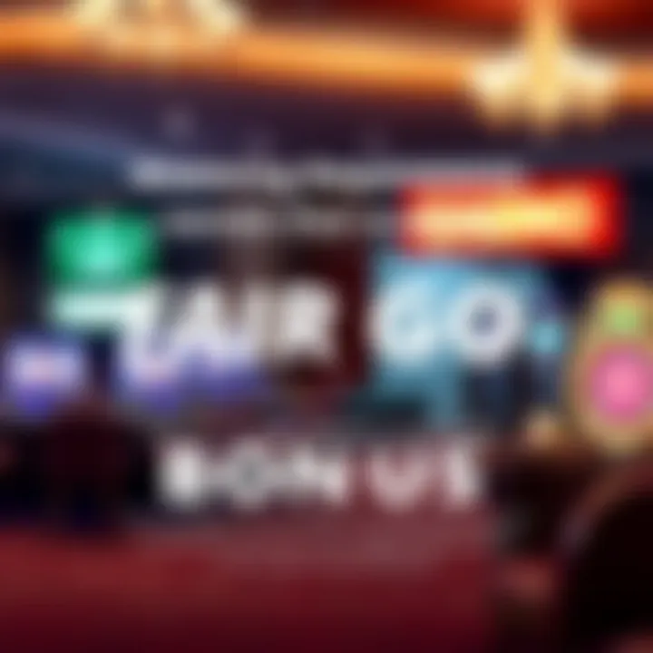 Graphic depicting wagering requirements and bonus terms for online casino players