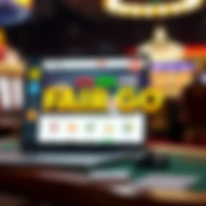 Illustration showing digital marketing strategies for online casino promotion in Australia