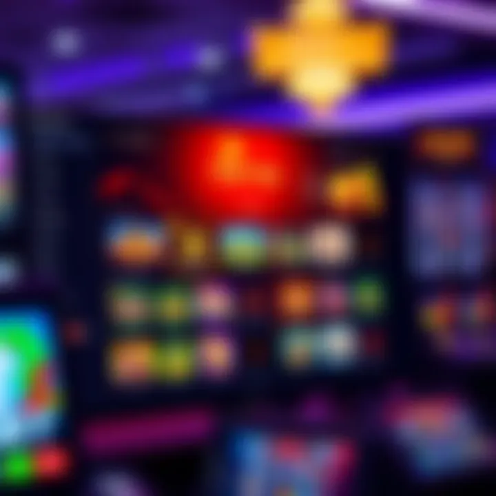 Dashboard view of Fair Go Casino AI platform showing game selections and user interface