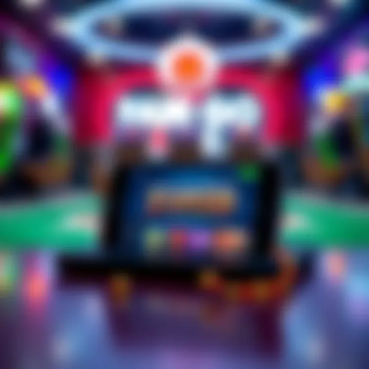 Fair Go Casino App Display on Mobile Device Mobile device displaying the Fair Go Casino app interface with game selection screen