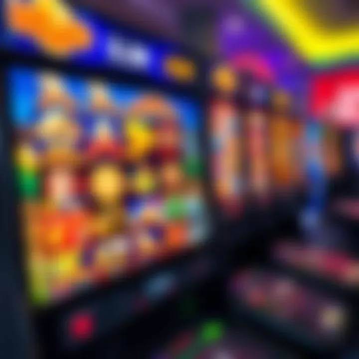 Colorful casino interface displaying a vibrant selection of slot games themed around Australian culture