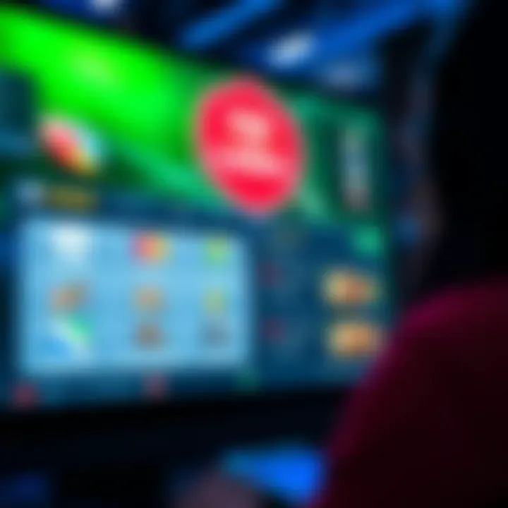 Secure online casino interface showing payment options and trusted security features