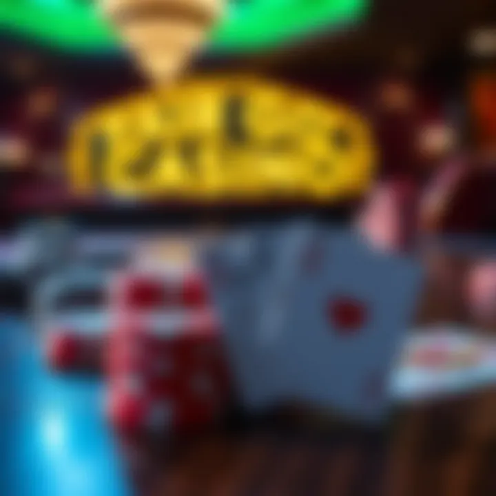 Bright casino chips and playing cards on a wooden table symbolizing bonus rewards