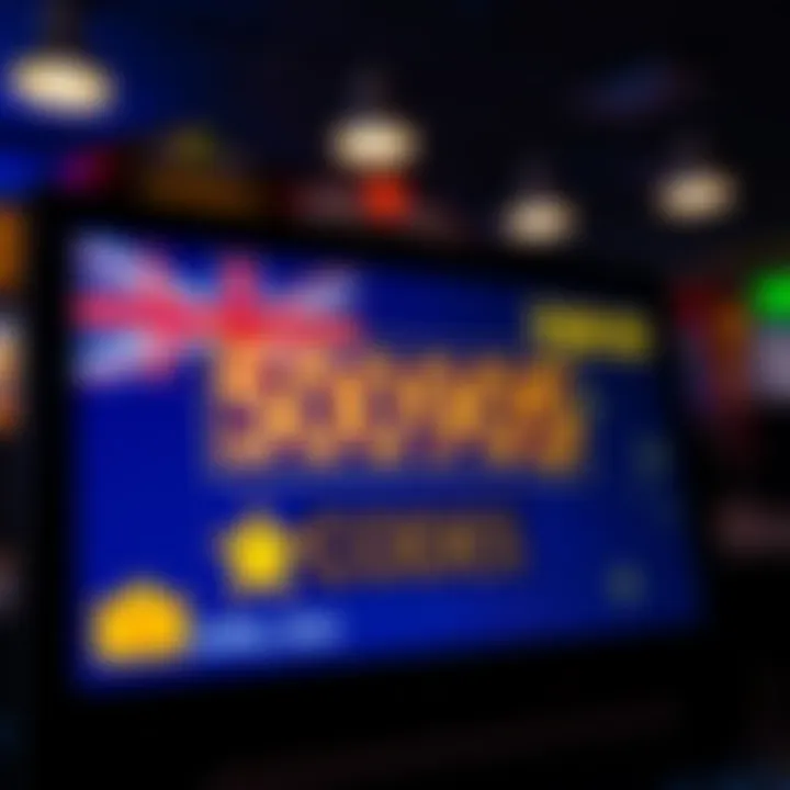 Illustration of a glowing bonus code on a digital screen with Australian flag elements