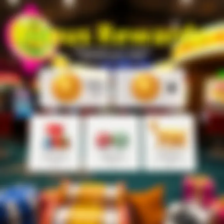 Overview of Bonus Rewards from Fair Go Casino Daily Codes Graphic depicting various bonus rewards like free spins and chips available through Fair Go Casino daily promotions