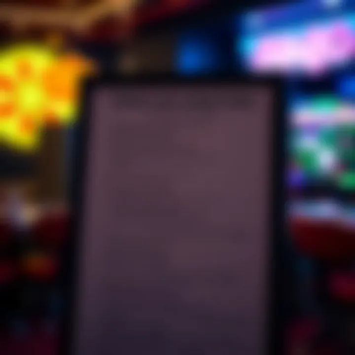 Graphic of a checklist highlighting terms and conditions for casino bonuses