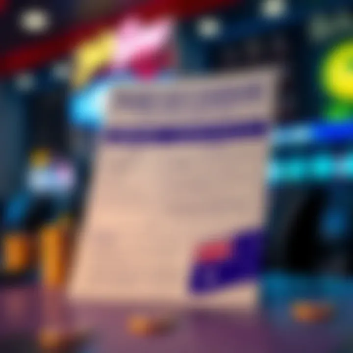 Checklist highlighting terms and conditions for casino bonuses with Australian flag accent