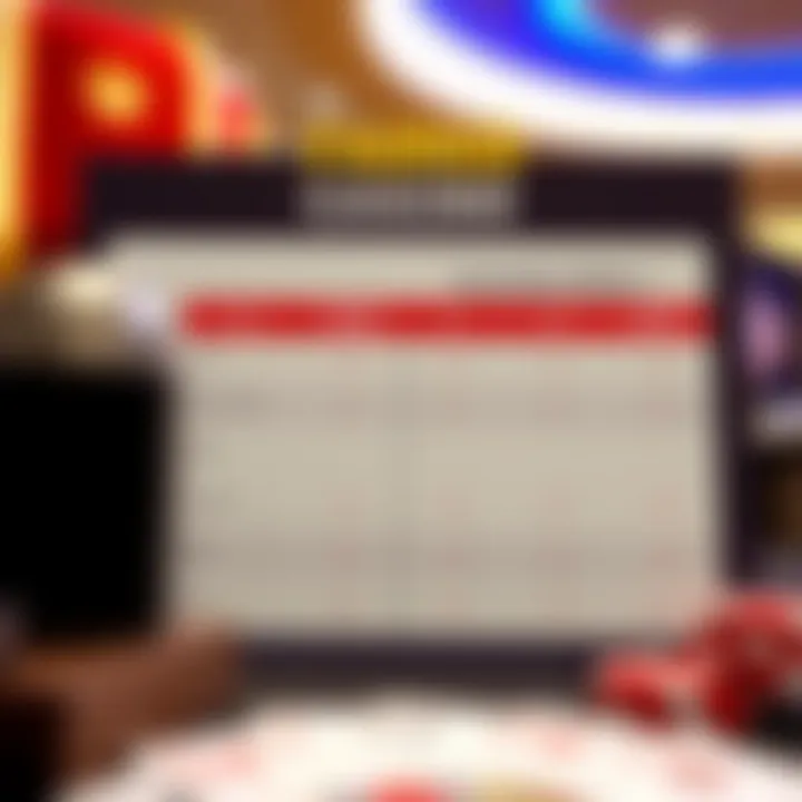 Comparison chart highlighting differences between Fair Go Casino offers and other Australian online casinos