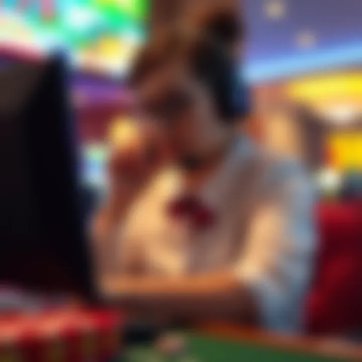 Fair Go Casino Contact Number for Player Assistance Customer support representative assisting a player via phone call