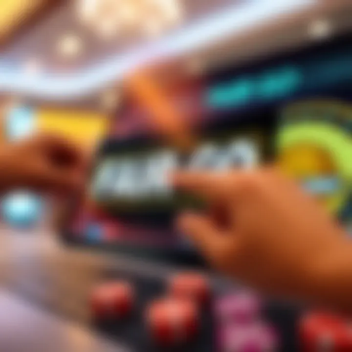 Illustration showing a digital coupon code being activated on an online casino platform