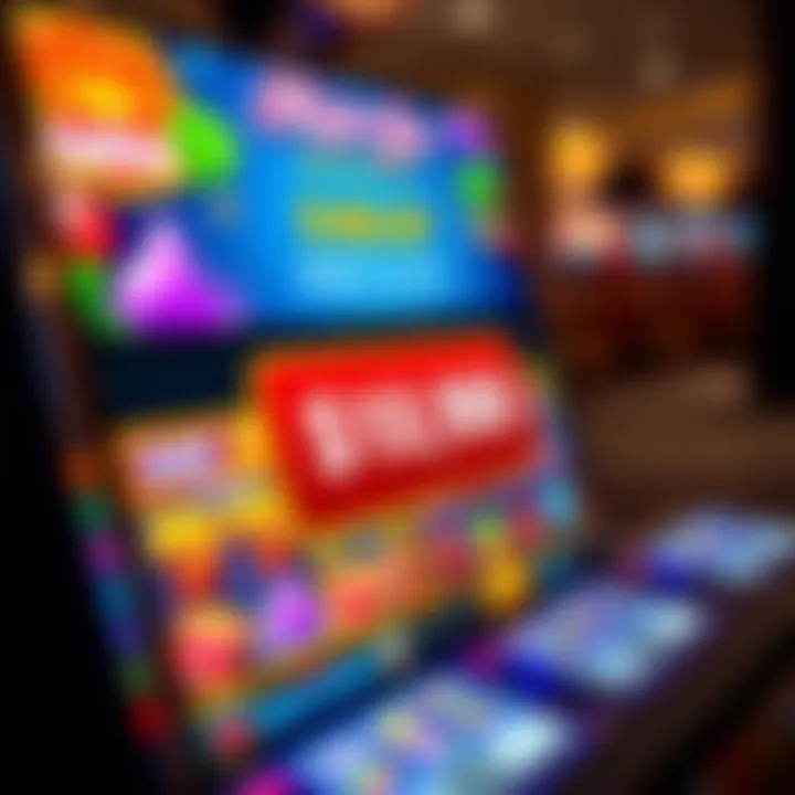 Fair Go Casino Slot Games and Bonus Offer Display Online casino interface displaying colorful slot game reels and bonus offer notification