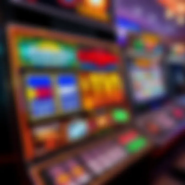 Colorful digital casino slot machine screen highlighting bonus features for Australian players