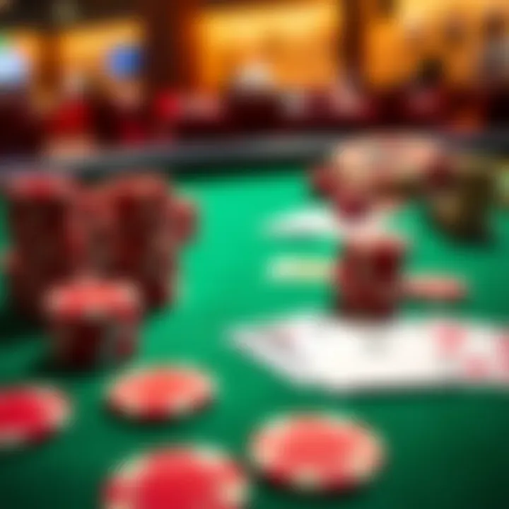 Casino chips and playing cards on a green felt table highlighting bonus codes