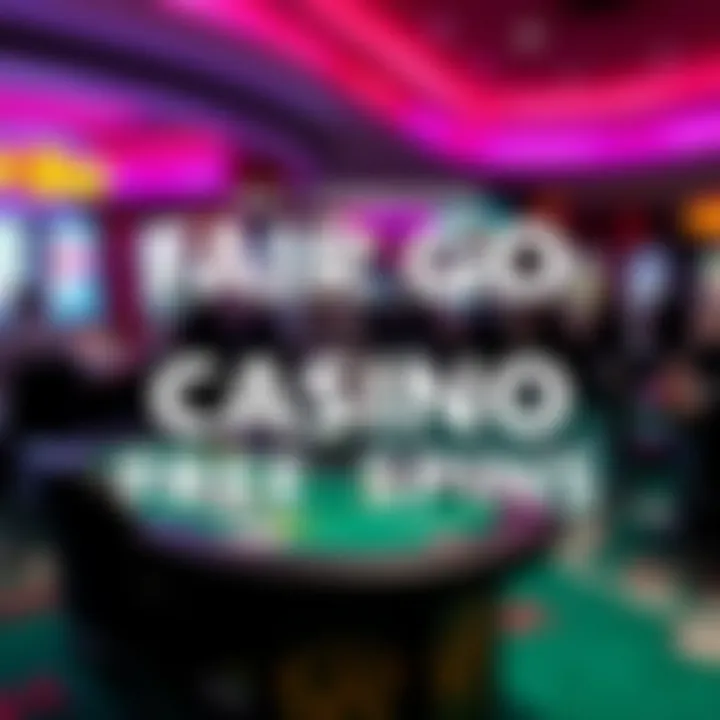 Graphic showing key terms and conditions related to casino free spins bonuses
