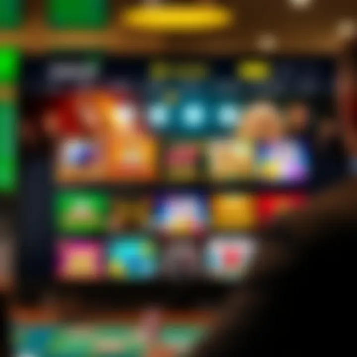 Fair Go Casino Game Selection Overview Online casino interface showcasing a diverse selection of slot and table games