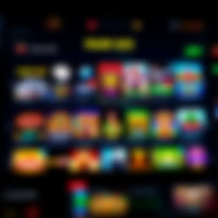 Screenshot showing a variety of casino games including slots and table games on Fair Go Casino platform