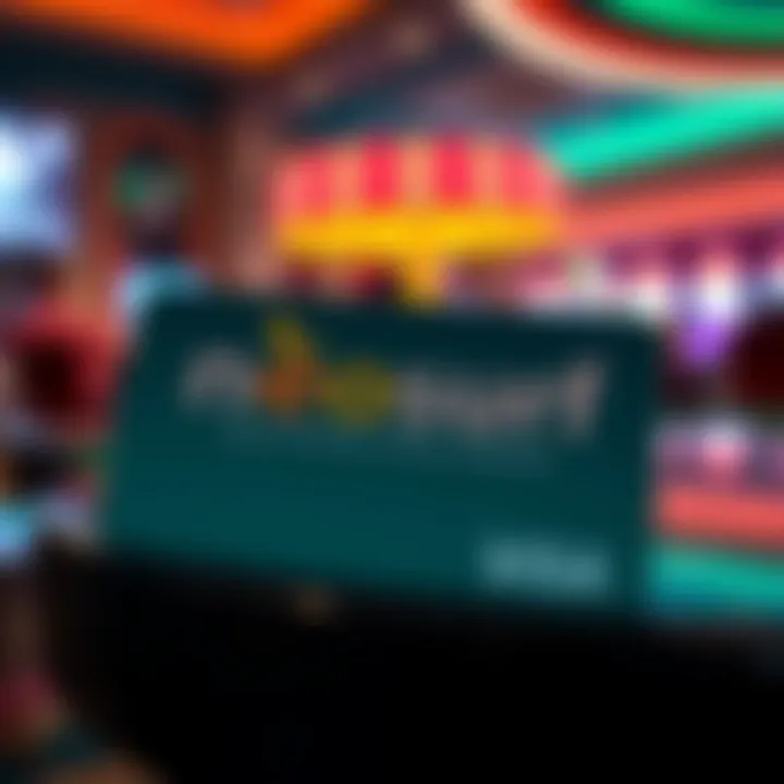 Neosurf voucher card with secure payment icons for online casino deposit