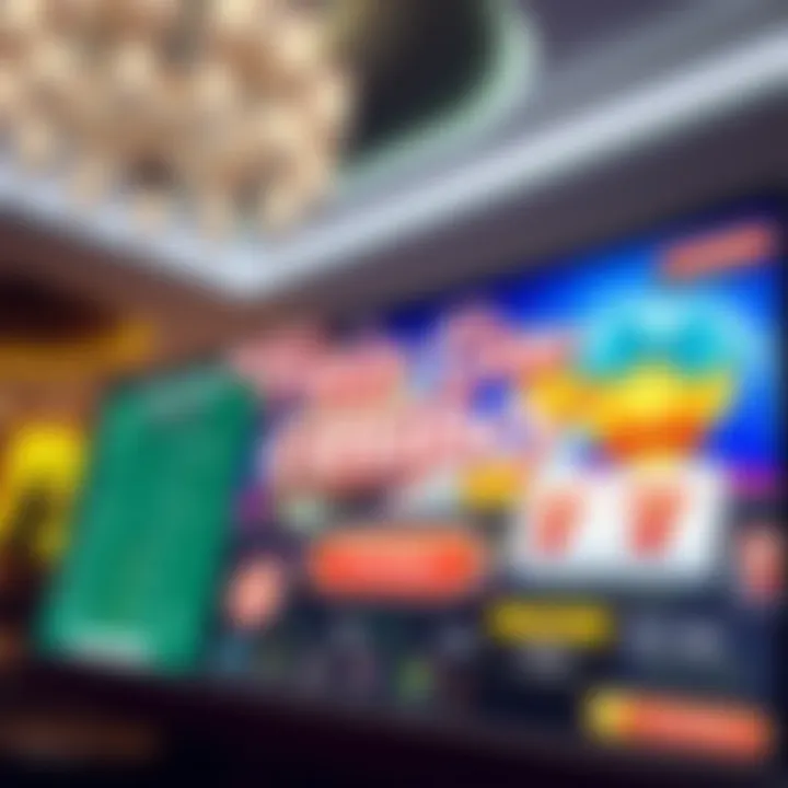 Online casino interface displaying no deposit bonus available for players