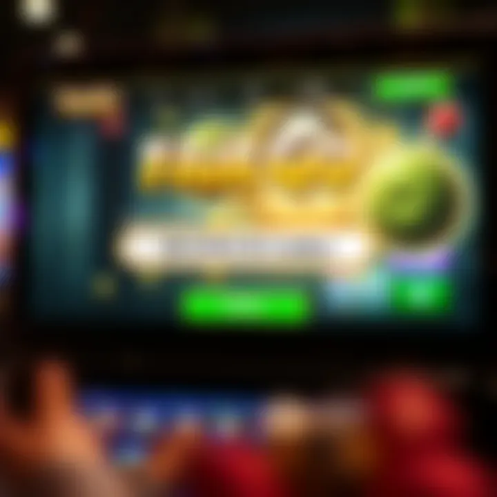 Digital interface showing bonus code entry and activation on casino platform