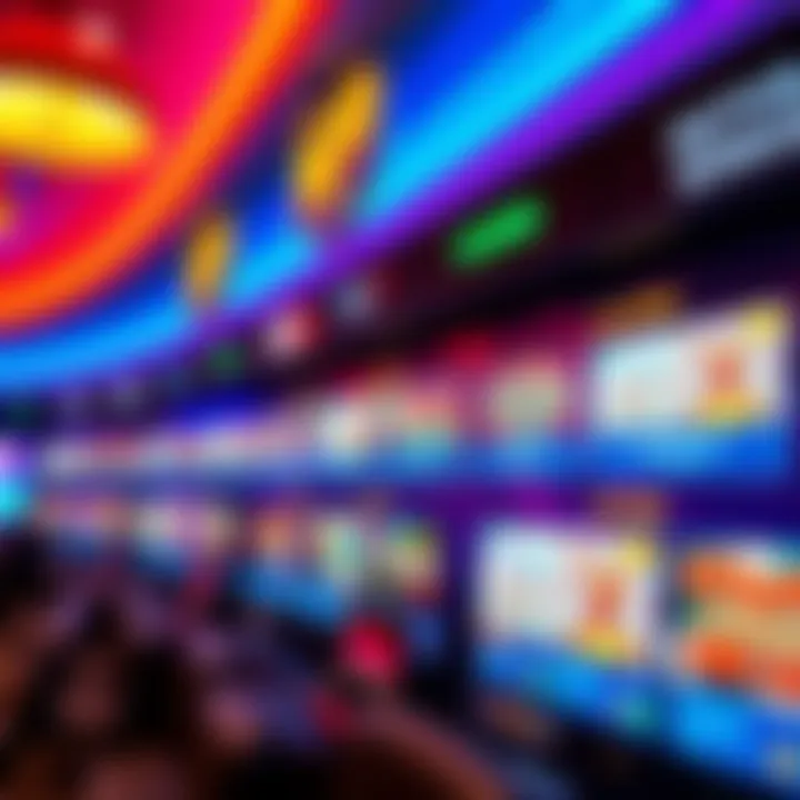 Digital interface displaying various casino bonus codes on a vibrant background