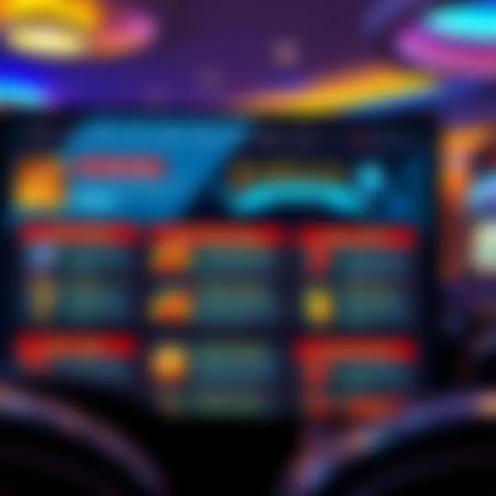 Illustration showing a digital casino interface highlighting no deposit bonus codes and their benefits