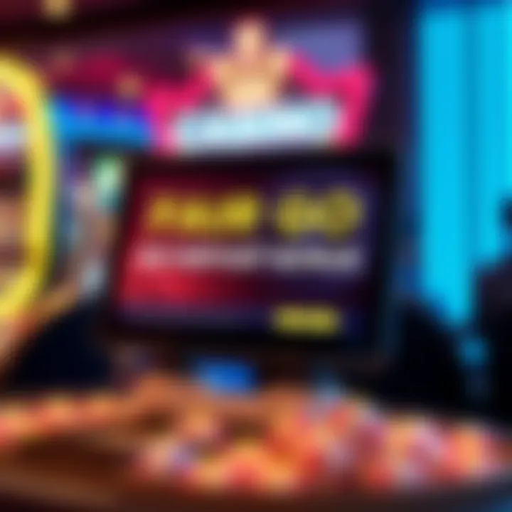 Illustration of a casino welcome bonus offer on a digital device