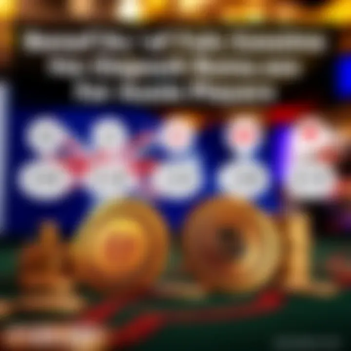 Graphic showing Australian flag and casino tokens to represent benefits for Aussie players