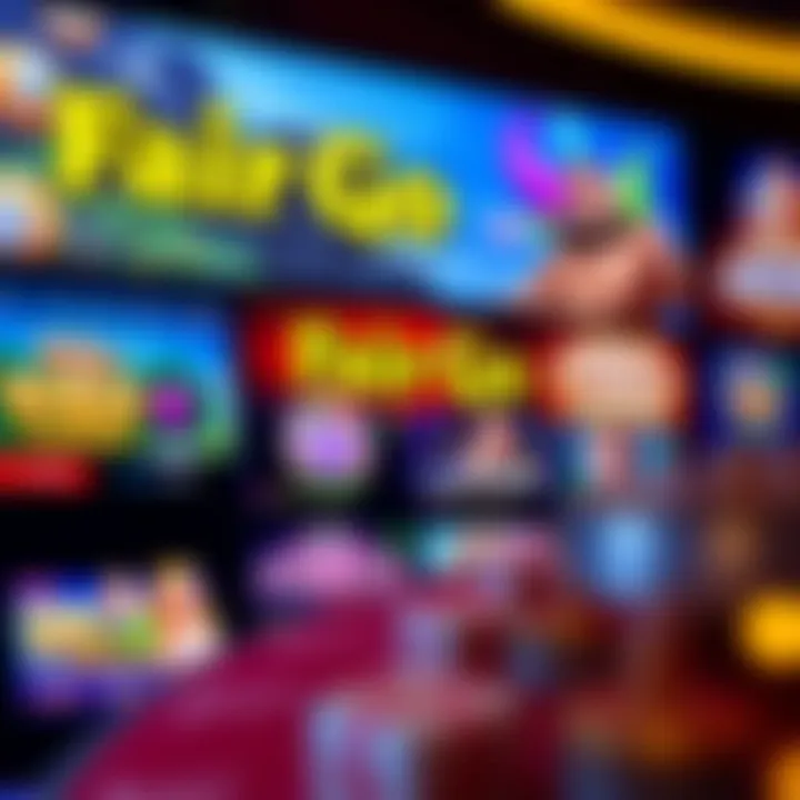Colorful casino interface showcasing slot games and promotional banners at Fair Go Casino
