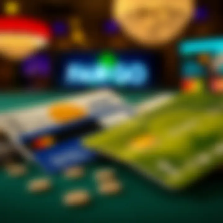 Cash and credit card icons representing various payment options available at Fair Go Casino