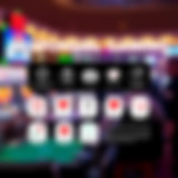 Graphic showing responsible gaming icons and tips for safe online casino play