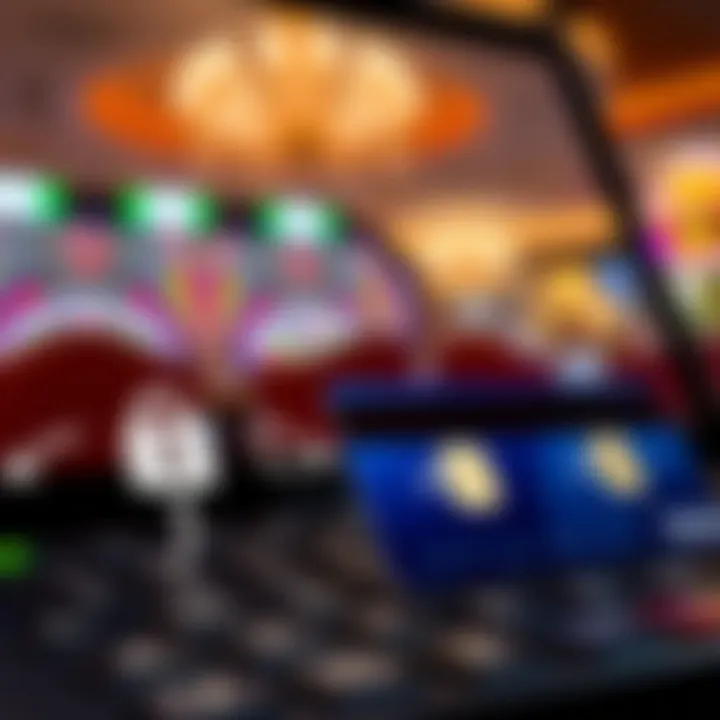 Digital wallet and credit card icons illustrating secure payment methods for online gambling