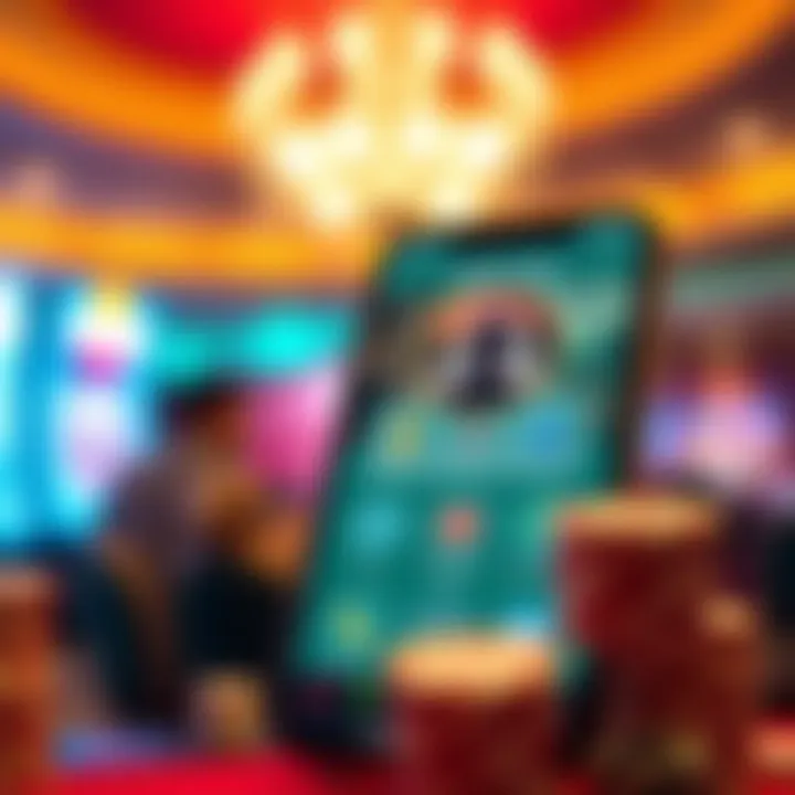 Illustration of secure payment methods and customer support icons for Fair Go Casino mobile app