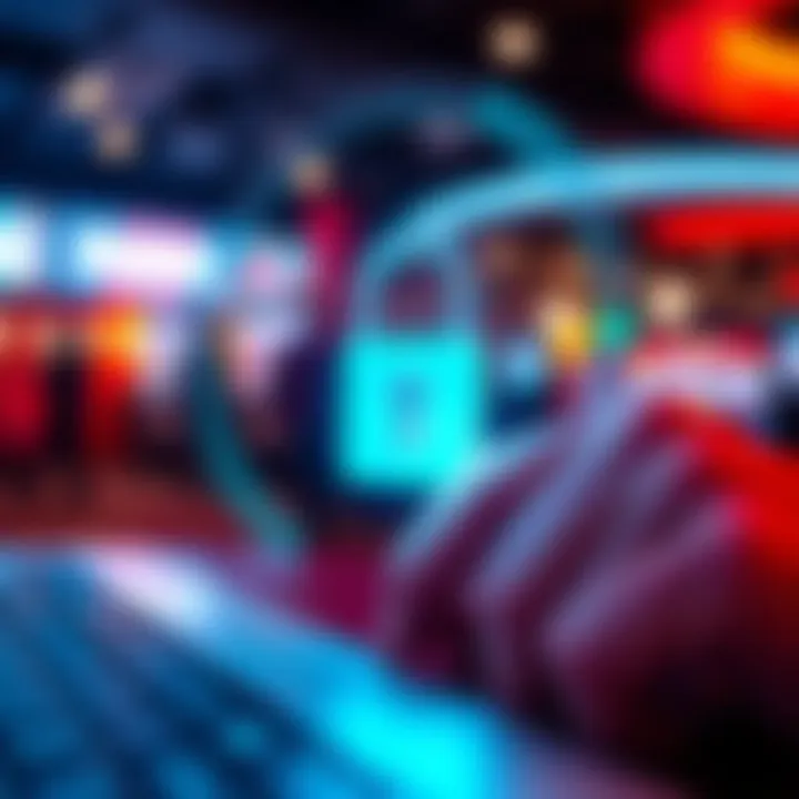 Secure online transaction with digital padlock and payment icons