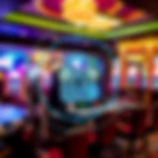 Secure digital lock symbol overlaid on a casino background representing strong security measures for player protection