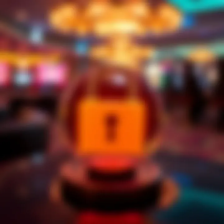 Secure padlock symbol representing online account protection and safety measures at Fair Go Casino