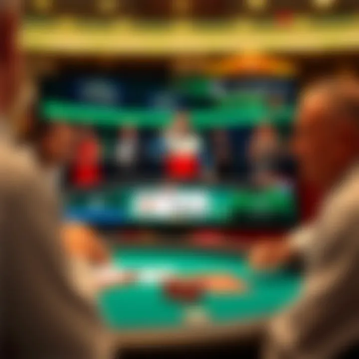 Interface showing Texas Poker gameplay on Fair Go Casino platform