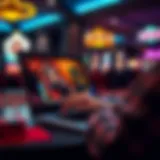 Person using a laptop to escalate a customer service issue with an online casino website