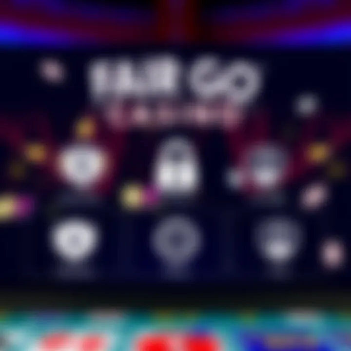 Secure online casino platform showcasing digital security and trust symbols