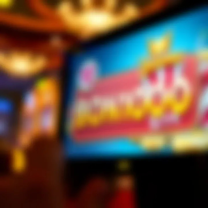 Online casino welcome bonus notification on a digital device screen