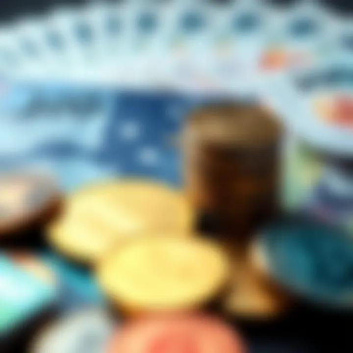 Illustration of Australian currency notes and coins symbolizing financial solutions