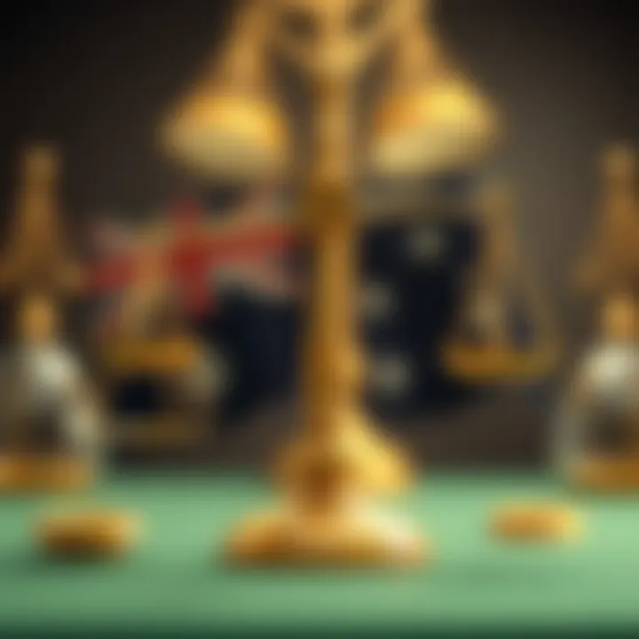 Conceptual graphic representing equality, justice scales, and opportunity pathways in Australian society