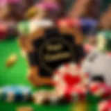 Illustration of casino chips and playing cards symbolizing no deposit bonuses at an online casino